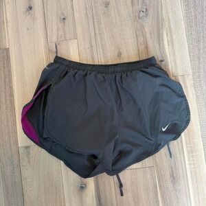 Nike black running shorts with pink lining Size S #running #athleticwear